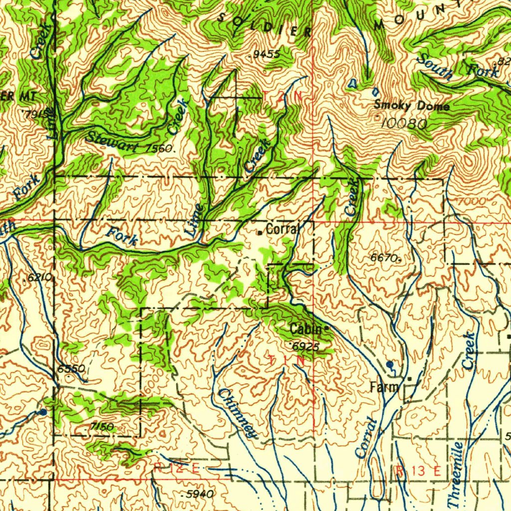 Hailey Map Hailey, ID (1959, 250000-Scale) Map by United States Geological Survey ...