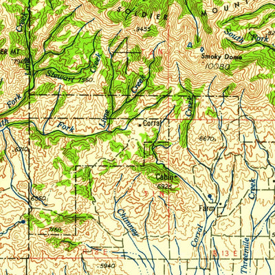 United States Geological Survey Hailey, ID (1959, 250000-Scale) digital map