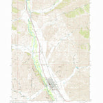 United States Geological Survey Hailey, ID (1967, 24000-Scale) digital map