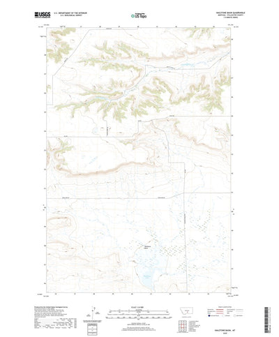 United States Geological Survey Hailstone Basin, MT (2020, 24000-Scale) digital map