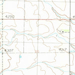 United States Geological Survey Hailstone Basin SE, MT (1985, 24000-Scale) digital map