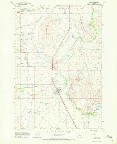 United States Geological Survey Haines, OR (1967, 24000-Scale) digital map
