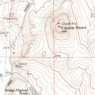 United States Geological Survey Haines, OR (1994, 24000-Scale) digital map
