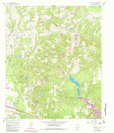 United States Geological Survey Hainesville, TX (1960, 24000-Scale) digital map