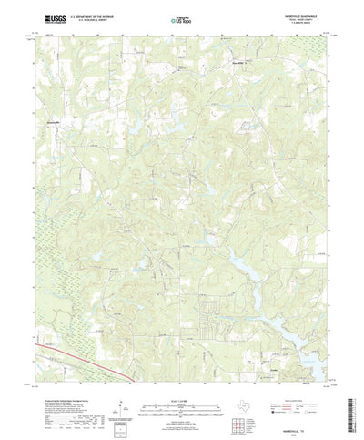 United States Geological Survey Hainesville, TX (2022, 24000-Scale) digital map