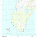 United States Geological Survey Halalii Lake, HI (1989, 24000-Scale) digital map