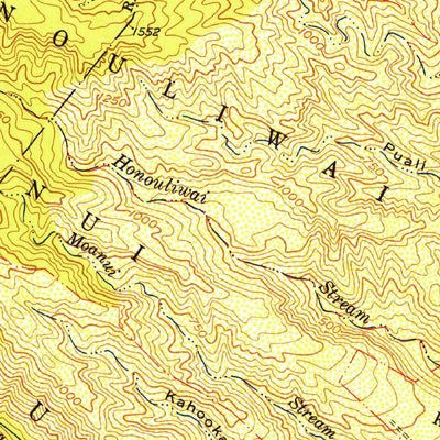 United States Geological Survey Halawa, HI (1952, 24000-Scale) digital map