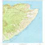United States Geological Survey Halawa, HI (1968, 24000-Scale) digital map
