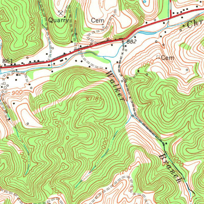 United States Geological Survey Haldeman, KY (1977, 24000-Scale) digital map