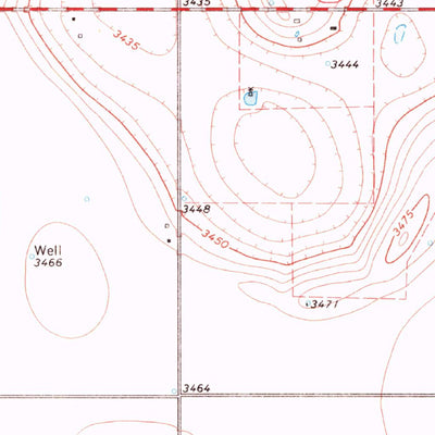 United States Geological Survey Hale Center SW, TX (1968, 24000-Scale) digital map