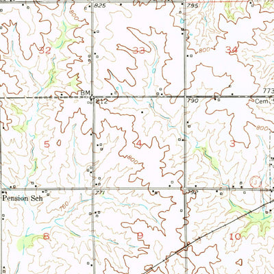 United States Geological Survey Hale, MO (1951, 62500-Scale) digital map