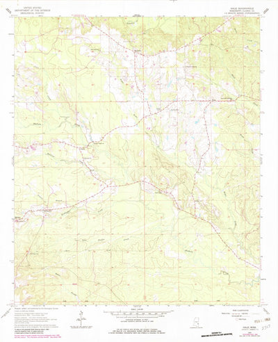 United States Geological Survey Hale, MS (1964, 24000-Scale) digital map