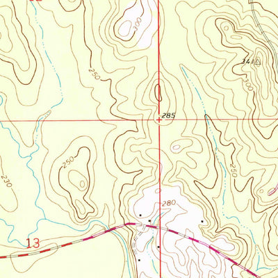 United States Geological Survey Hale, MS (1964, 24000-Scale) digital map