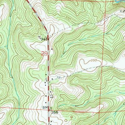 United States Geological Survey Haleburg, AL (1970, 24000-Scale) digital map