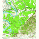 United States Geological Survey Hales Point, TN-AR (1952, 62500-Scale) digital map