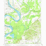 United States Geological Survey Hales Point, TN-AR (1961, 62500-Scale) digital map