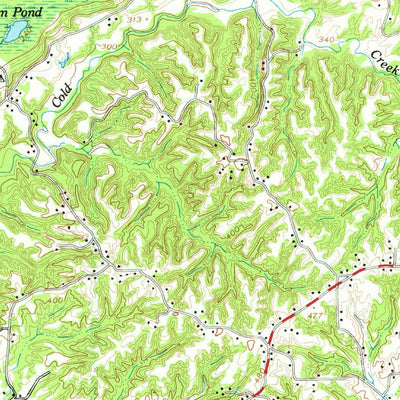 United States Geological Survey Hales Point, TN-AR (1961, 62500-Scale) digital map