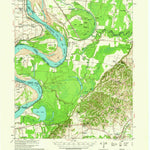 United States Geological Survey Hales Point, TN-AR (1962, 62500-Scale) digital map