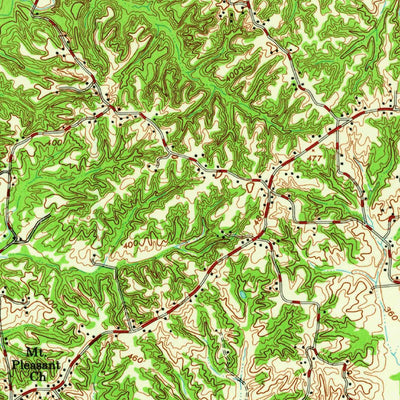United States Geological Survey Hales Point, TN-AR (1962, 62500-Scale) digital map
