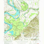 United States Geological Survey Hales Point, TN-AR (1977, 62500-Scale) digital map