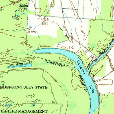 United States Geological Survey Hales Point, TN-AR (1977, 62500-Scale) digital map