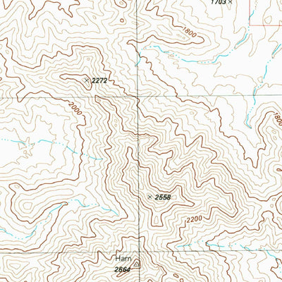 United States Geological Survey Haley Hills, AZ (1981, 24000-Scale) digital map