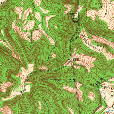 United States Geological Survey Haleys Mill, KY (1953, 24000-Scale) digital map
