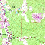 United States Geological Survey Haleyville East, AL (1958, 24000-Scale) digital map