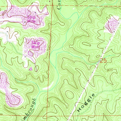 United States Geological Survey Haleyville West, AL (1958, 24000-Scale) digital map