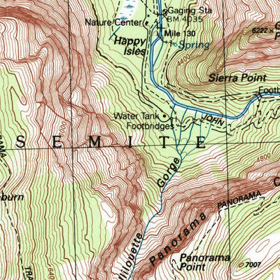 United States Geological Survey Half Dome, CA (1997, 24000-Scale) digital map