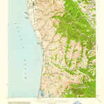United States Geological Survey Half Moon Bay, CA (1940, 62500-Scale) digital map