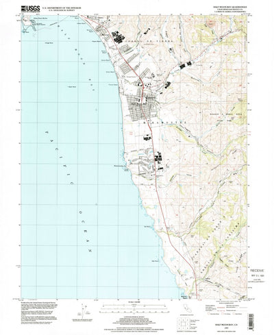 United States Geological Survey Half Moon Bay, CA (1997, 24000-Scale) digital map
