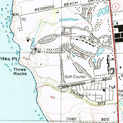 United States Geological Survey Half Moon Bay, CA (1997, 24000-Scale) digital map