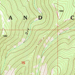 United States Geological Survey Half Moon Canyon, MT (1995, 24000-Scale) digital map
