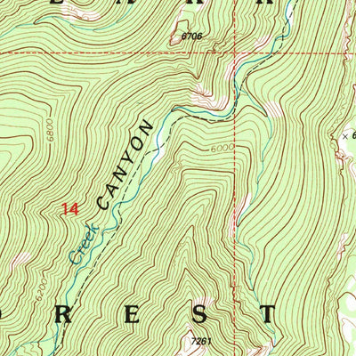 United States Geological Survey Half Moon Canyon, MT (1995, 24000-Scale) digital map