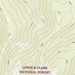 United States Geological Survey Half Moon Canyon, MT (2020, 24000-Scale) digital map