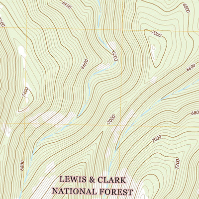 United States Geological Survey Half Moon Canyon, MT (2020, 24000-Scale) digital map