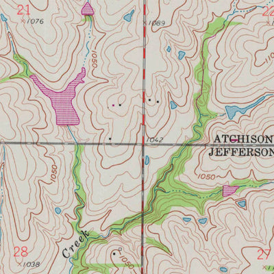 United States Geological Survey Half Mound, KS (1959, 24000-Scale) digital map