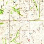 United States Geological Survey Half Rock, MO (1964, 24000-Scale) digital map