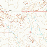 United States Geological Survey Half Timber Butte, ND (1971, 24000-Scale) digital map