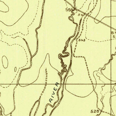 United States Geological Survey Halff Ranch, TX (1925, 48000-Scale) digital map