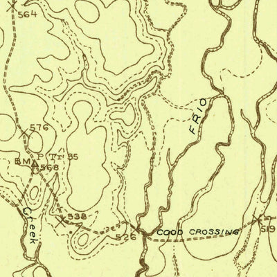 United States Geological Survey Halff Ranch, TX (1925, 48000-Scale) digital map