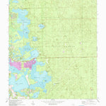 United States Geological Survey Halfmoon Lake, FL (1970, 24000-Scale) digital map