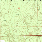 United States Geological Survey Halfmoon Lake, FL (1970, 24000-Scale) digital map