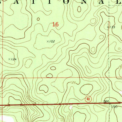 United States Geological Survey Halfmoon Lake, FL (1970, 24000-Scale) digital map