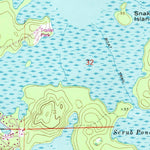 United States Geological Survey Halfmoon Lake, FL (1970, 24000-Scale) digital map