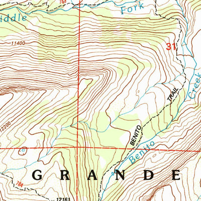United States Geological Survey Halfmoon Pass, CO (2001, 24000-Scale) digital map