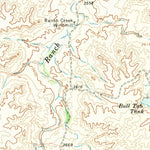 United States Geological Survey Halfway Creek, TX (1966, 24000-Scale) digital map