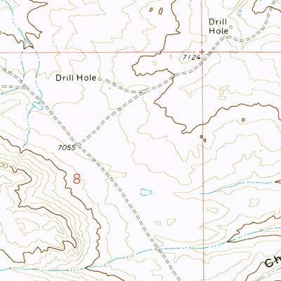 United States Geological Survey Halfway Hill, WY (1971, 24000-Scale) digital map