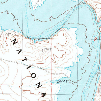 United States Geological Survey Halfway Hollow East, WY (1987, 24000-Scale) digital map
